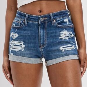 American Eagle Outfitters NWOT Women's Distressed Denim Shorts Size 0